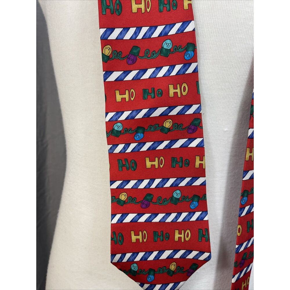 The Save The Children Collection Mens Silk‎ Tie HoHo Holiday Christmas Calamity